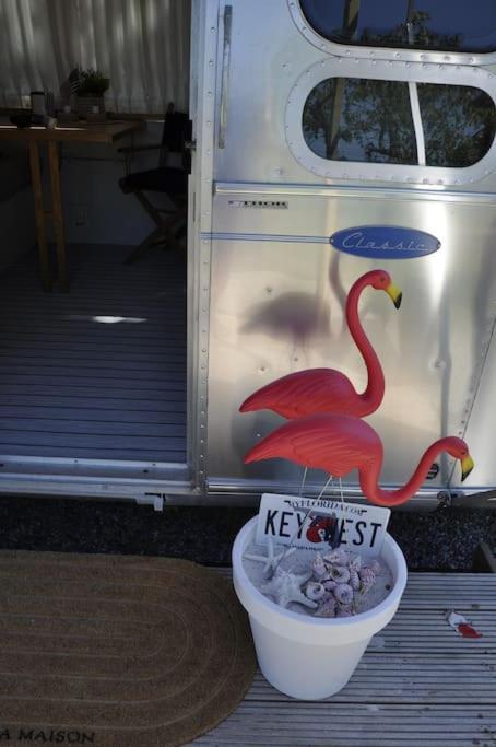 Airstream Retro Usa Caravan แอร์เนอวัลด์ ภายนอก รูปภาพ